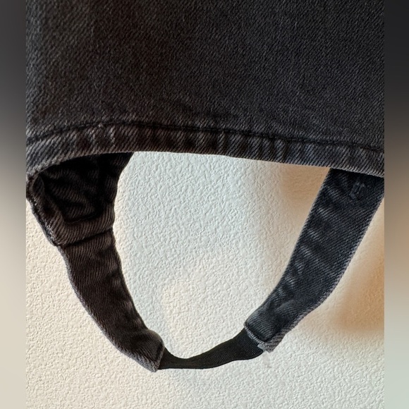 NWT Favorite Daughter The Evelyn High-Rise Storm Black Slim Straight Jeans 31 - Picture 13 of 15